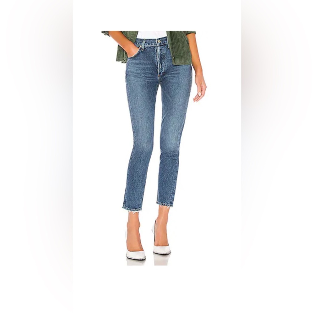 Agolde Jamie High Rise Jean-Blithe